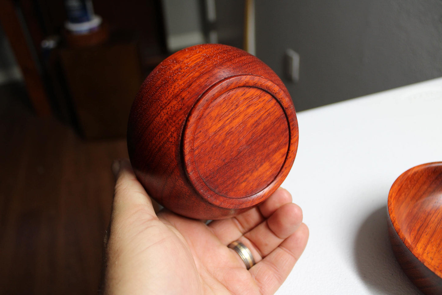 Padauk Set - Food safe finished or beautiful home decor items.  Great unique gift idea