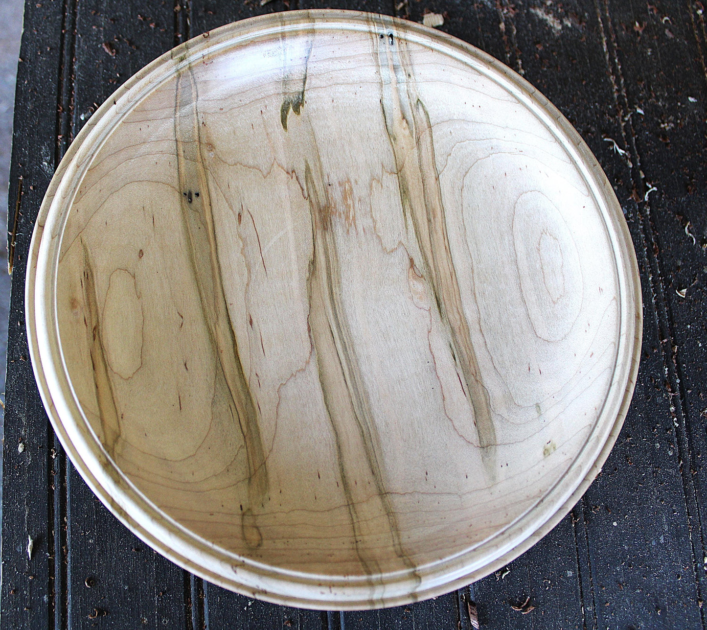 Ambrosia Maple Dish - Triple Rim with Natural Features - 8.75"