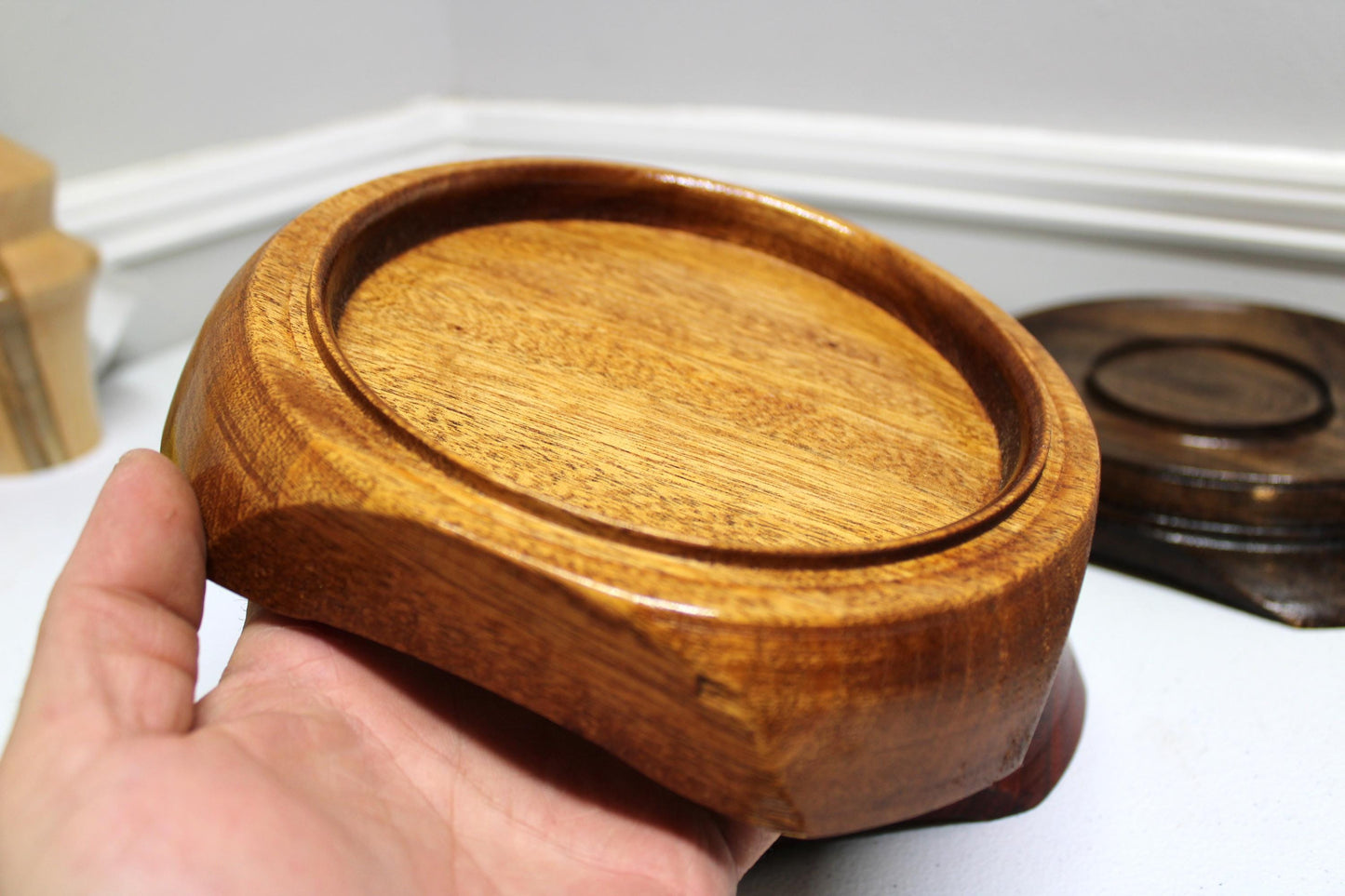 Mahogany Dish - Great for use as catch all, gift, or home decor addition!