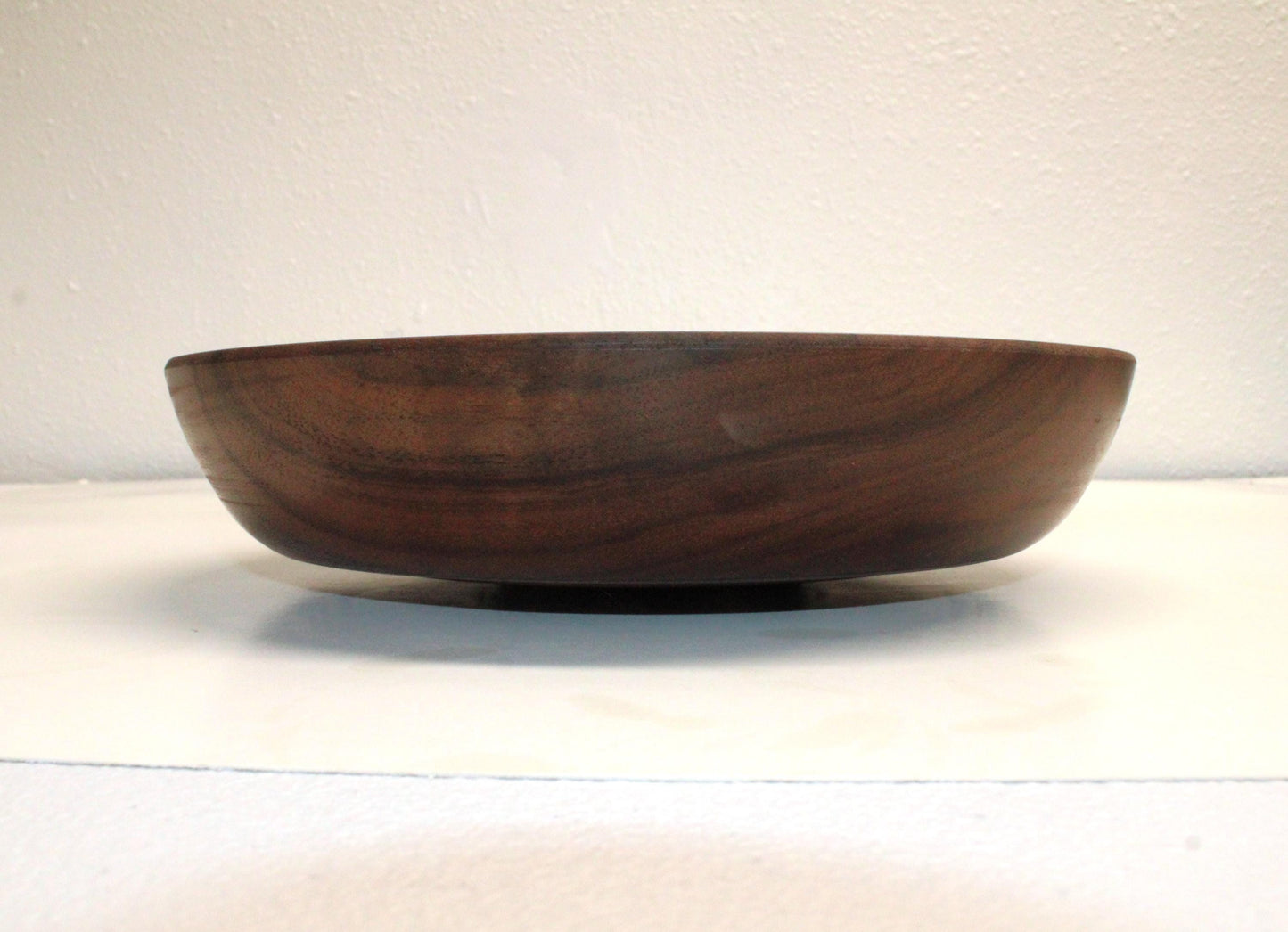 Walnut dish - scarred, beautiful walnut with natural warmth
