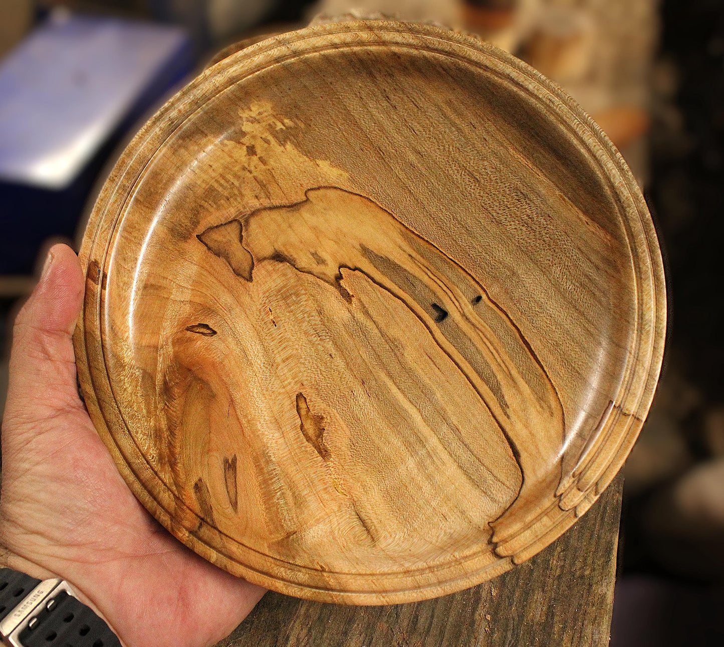 Maple Bowl - Handcrafted Spalted Maple