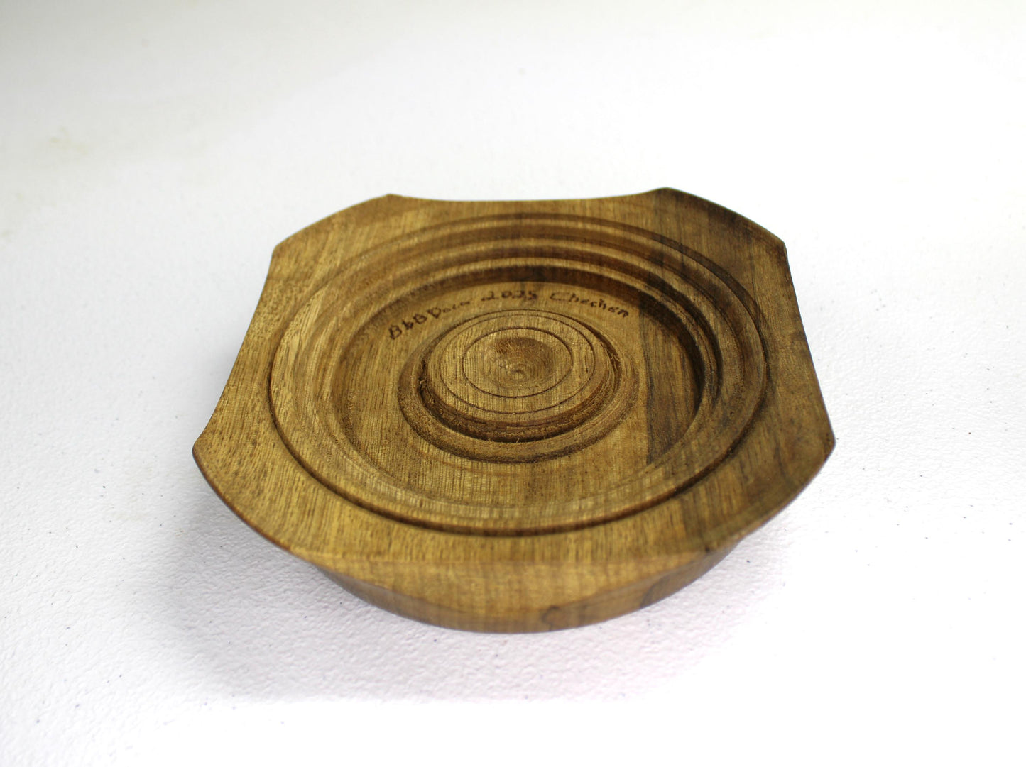 Handcrafted Chechen Wood Dish - great gift idea or bring natural warmth to your home decor