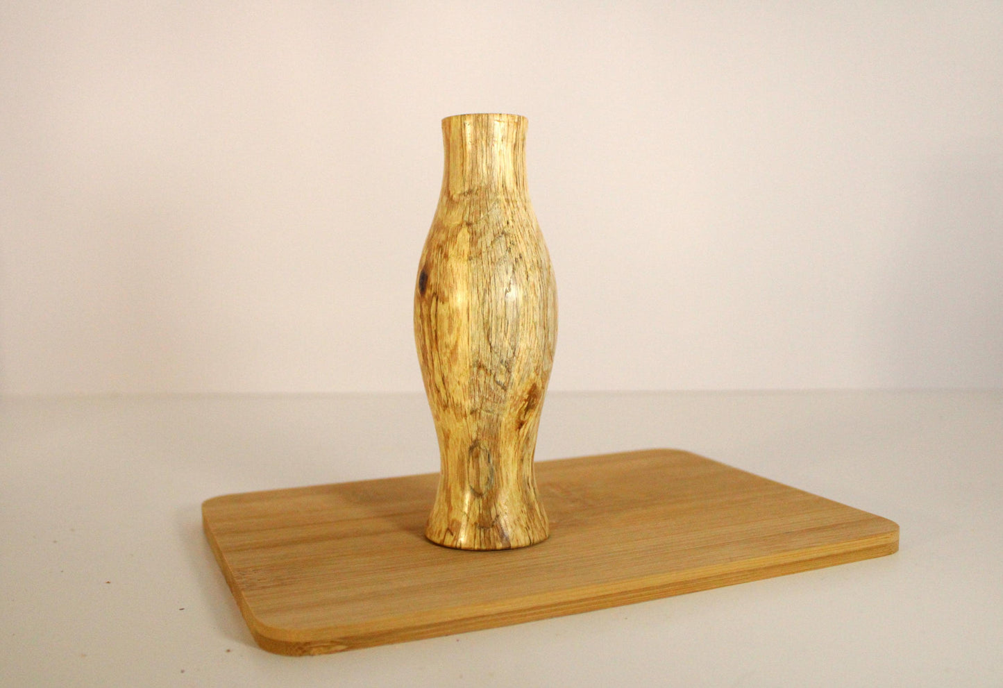 Small Wood Vase, Handmade Bud Vase, Unique Gift, Natural Decor