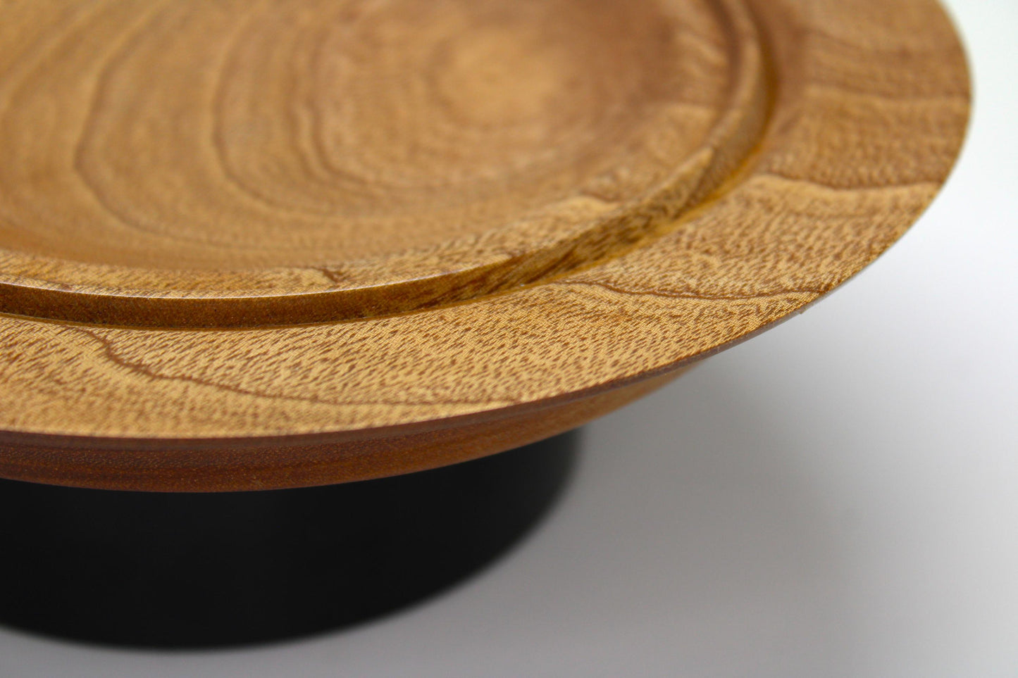 Sapele Wood Bowl – Handmade Decorative Dish – Elegant Natural Wood Decor or Gift