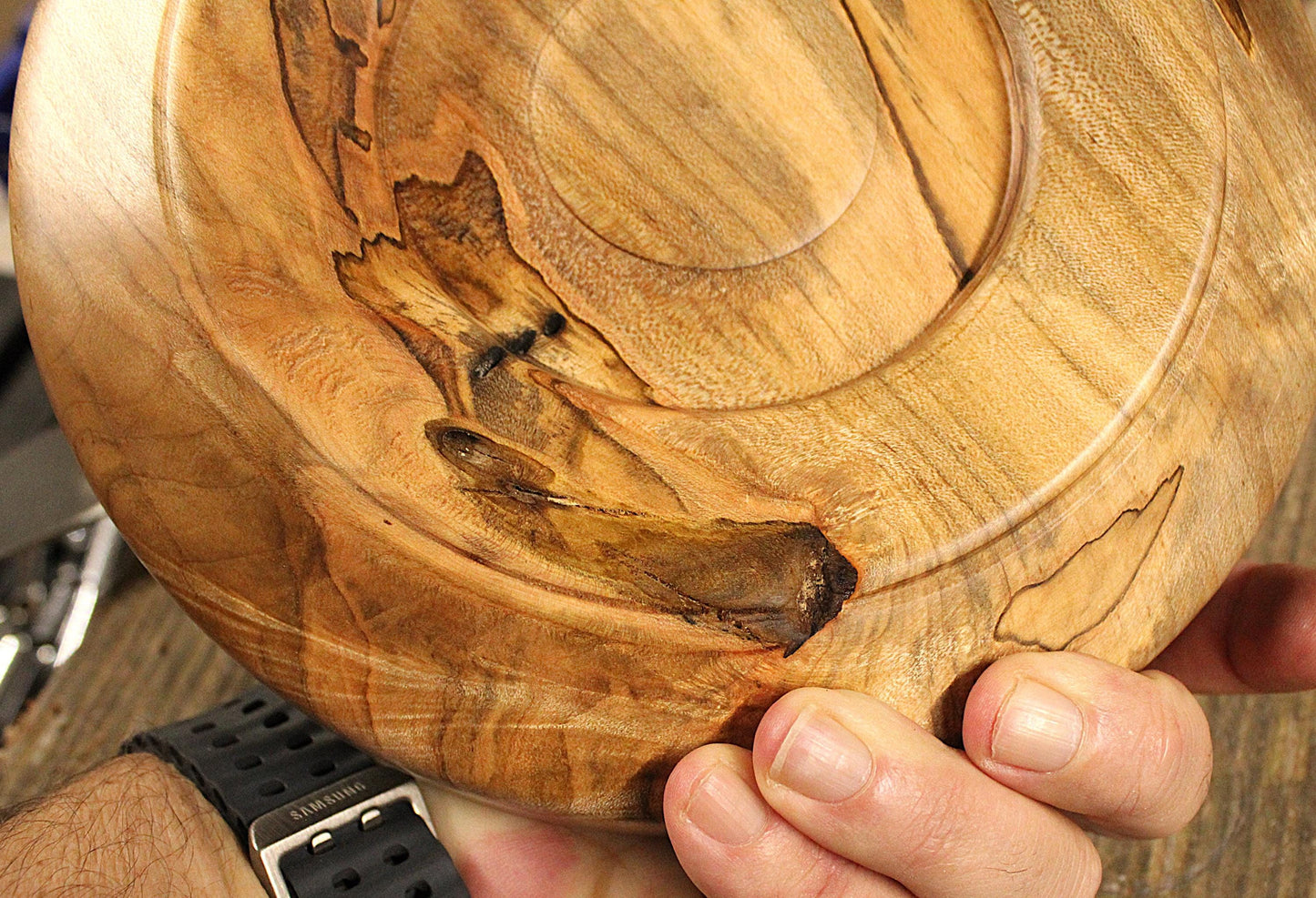 Maple Bowl - Handcrafted Spalted Maple