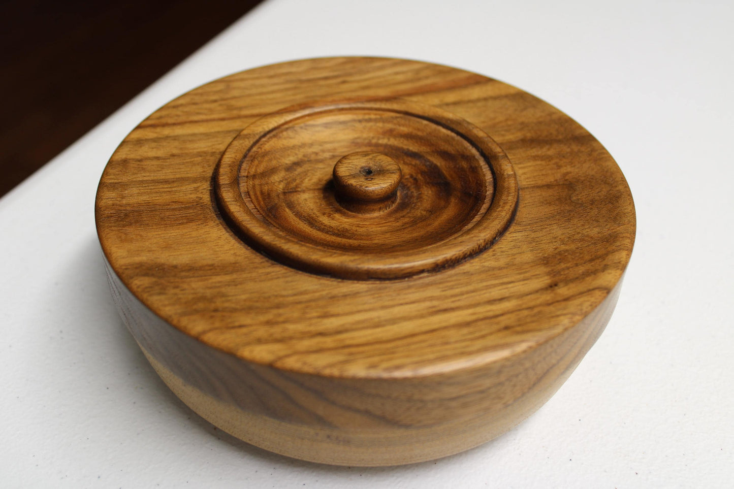 Handmade Walnut & White Wenge Wood Box – Lidded Keepsake Container | Jewelry, Gift or Home Decor