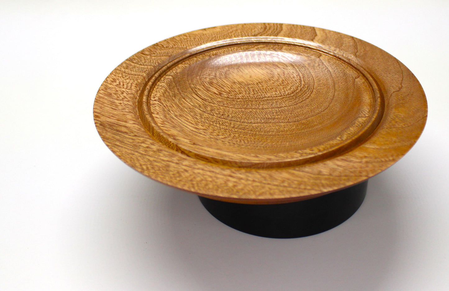 Sapele Wood Bowl – Handmade Decorative Dish – Elegant Natural Wood Decor or Gift