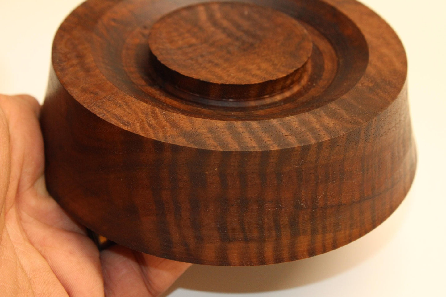 Walnut Bowl - Tiger striped walnut bowl, left raw and natural.  Great gift idea or home decor addition
