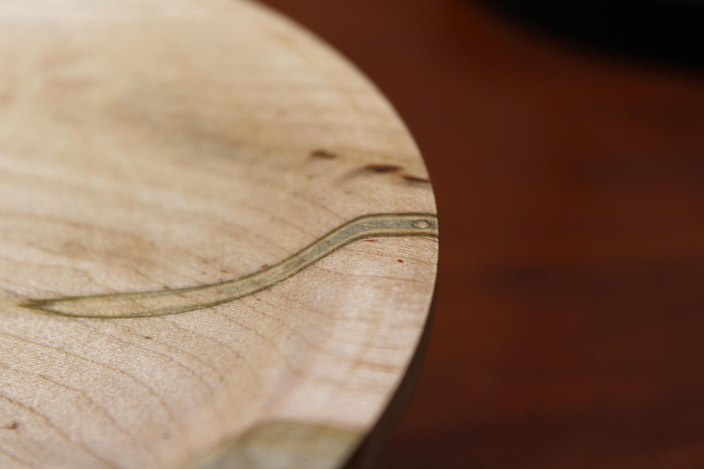 Spalted Maple Decorative Bowl – Hand-Turned Maple Display