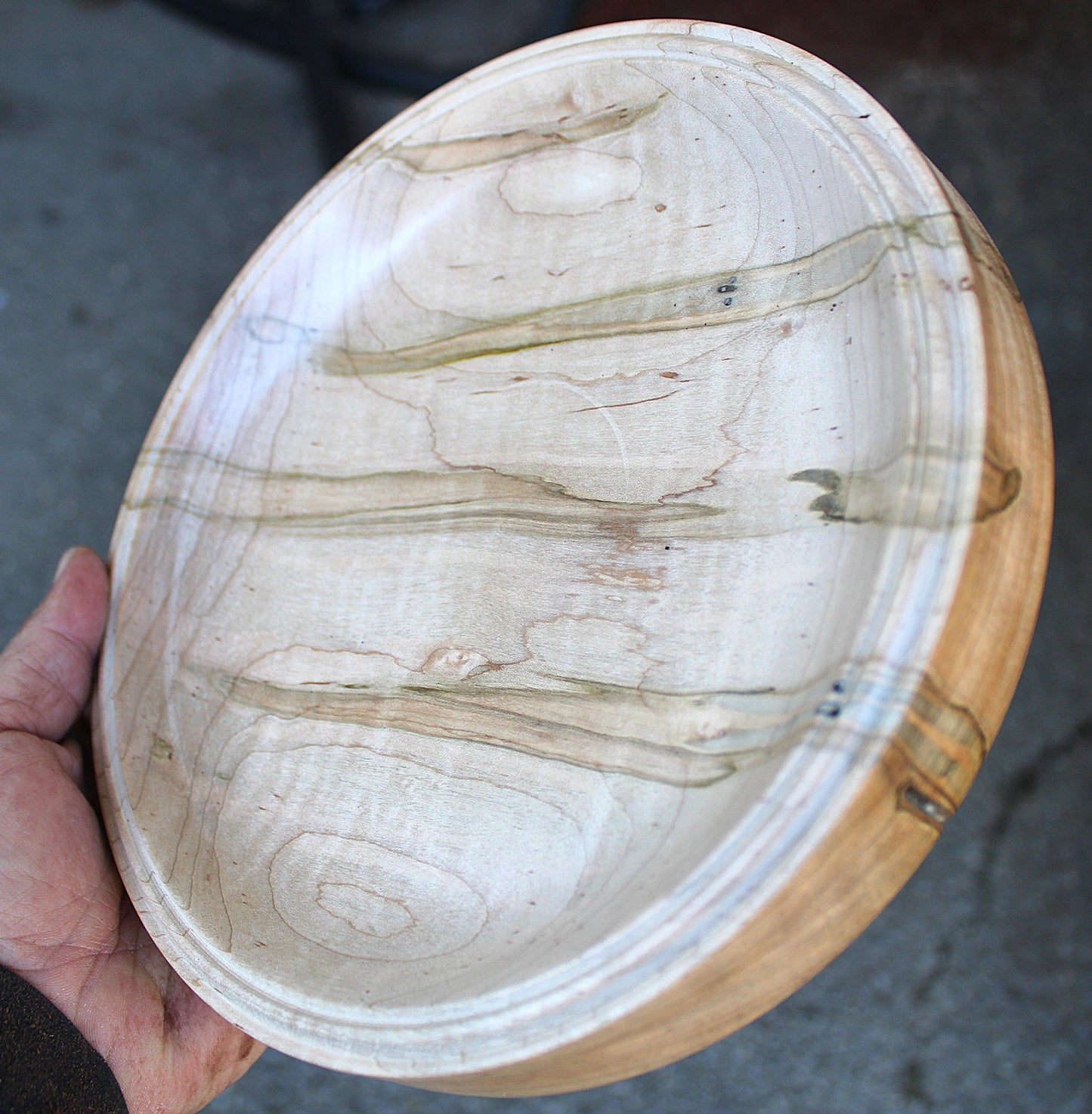 Ambrosia Maple Dish - Triple Rim with Natural Features - 8.75"