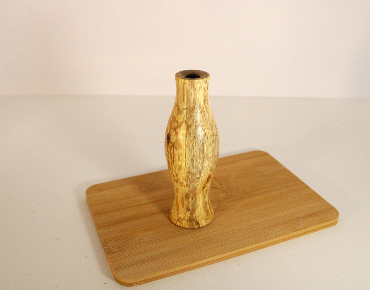 Small Wood Vase, Handmade Bud Vase, Unique Gift, Natural Decor