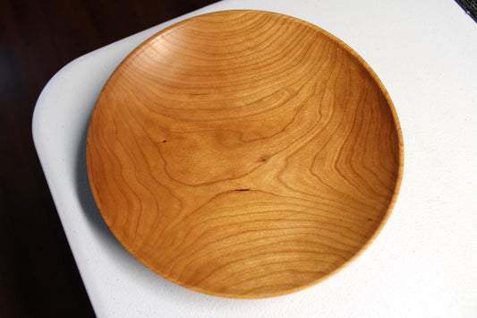 Handmade Cherry Platter - Unique natural dishware for home decor or gift idea - food safe finished