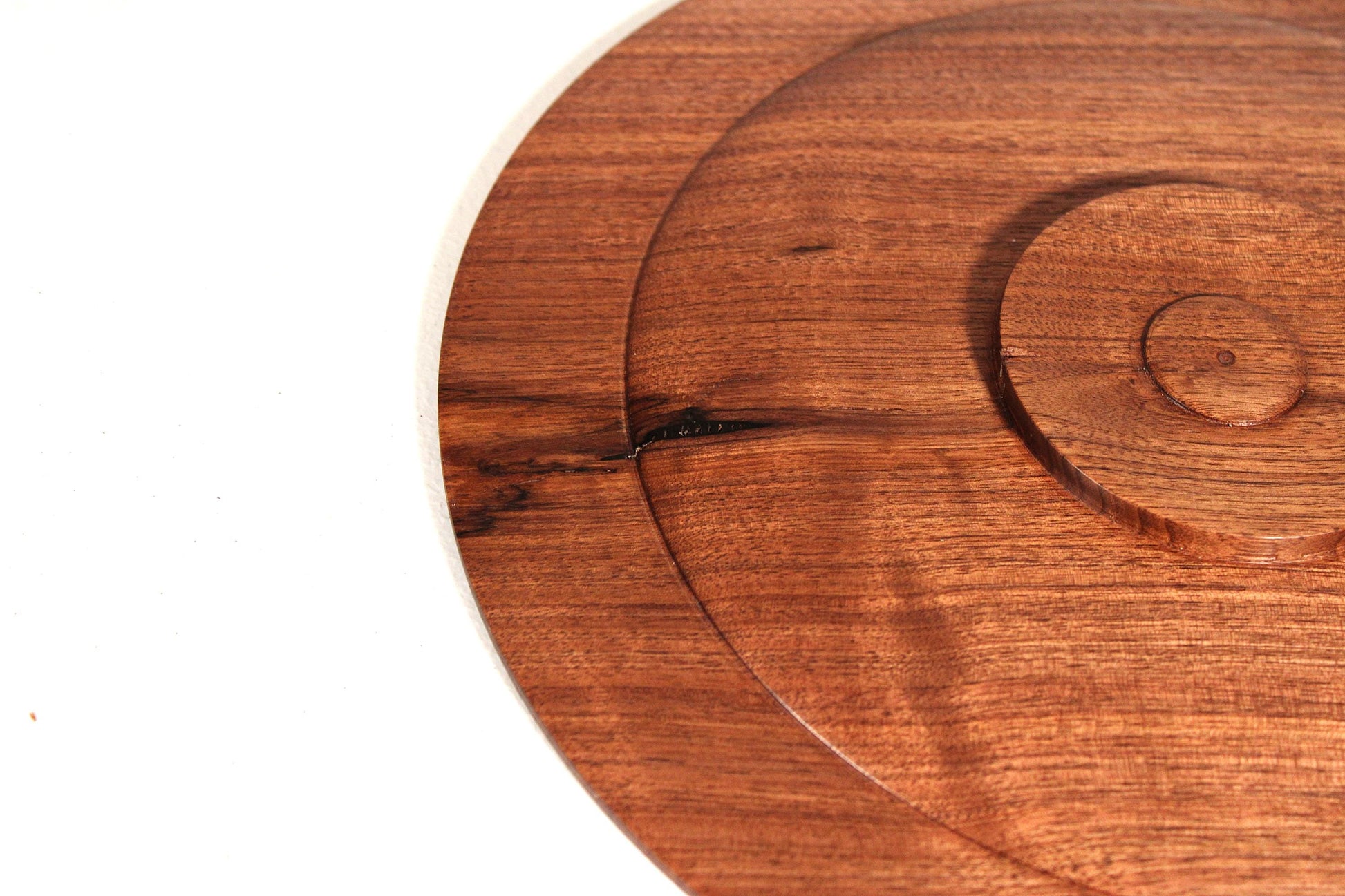 Ultra-Thin Walnut Display Dish — Minimalist Hand-Turned Walnut Platter | Fine Craft Wood Art