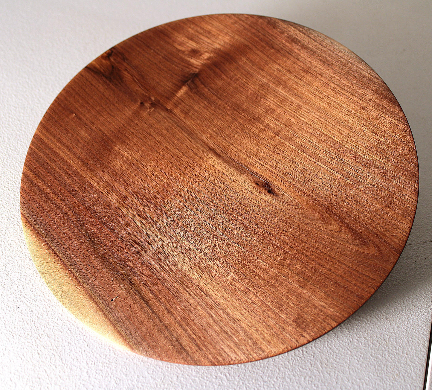 Ultra-Thin Walnut Display Dish — Minimalist Hand-Turned Walnut Platter | Fine Craft Wood Art