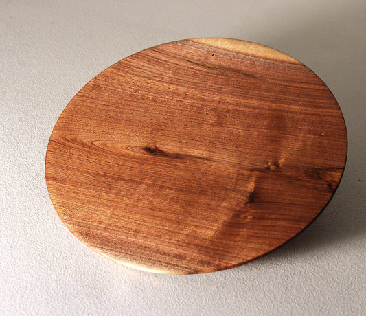 Ultra-Thin Walnut Display Dish — Minimalist Hand-Turned Walnut Platter | Fine Craft Wood Art
