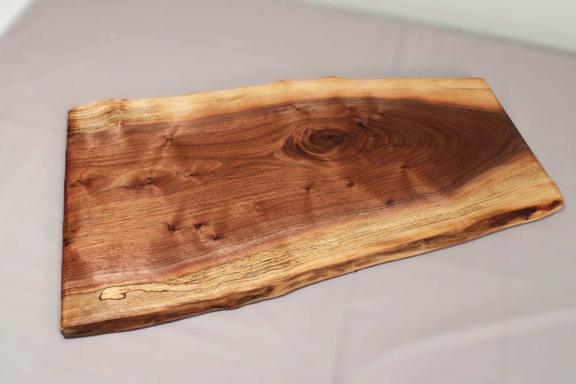 Large Live Edge Walnut Serving Board – 22.5” x 12” – Charcuterie, Centerpiece, Artisan Handmade