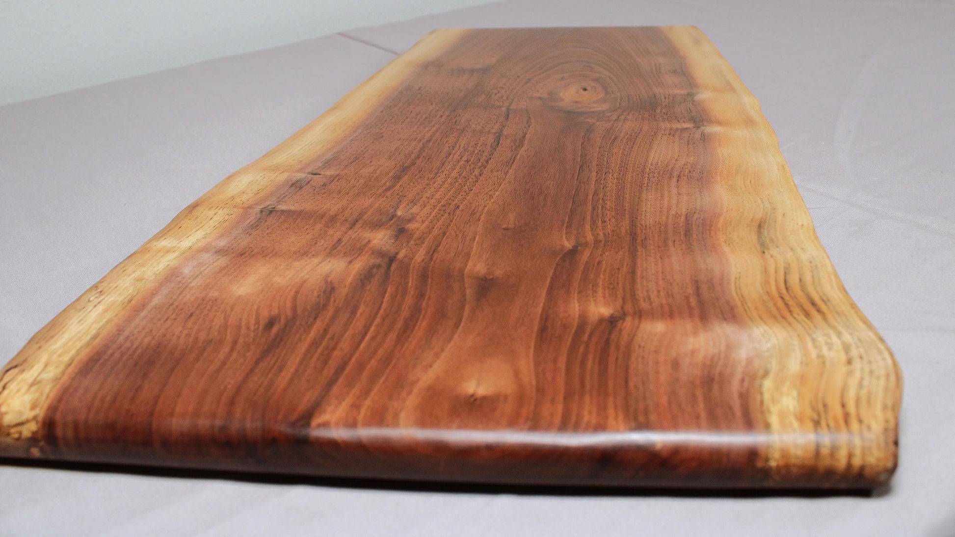 Large Live Edge Walnut Serving Board – 22.5” x 12” – Charcuterie, Centerpiece, Artisan Handmade