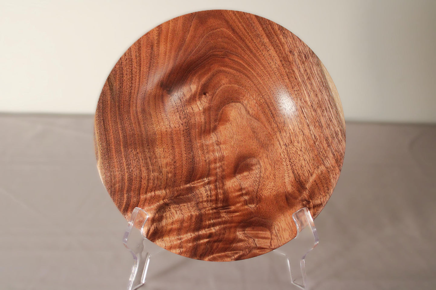 Walnut Dish – Figured American Black Walnut, 8.5” Display or Serving Plate